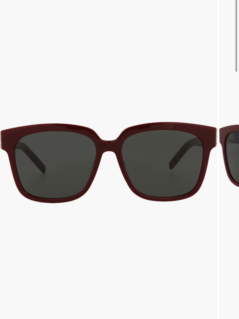 Saint Laurent 55mm Square Sunglasses - brand new